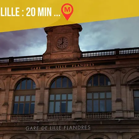 3 - Parking Gratuit - Métro 100m - Lille 20min - Le Montesquieu Appartamento